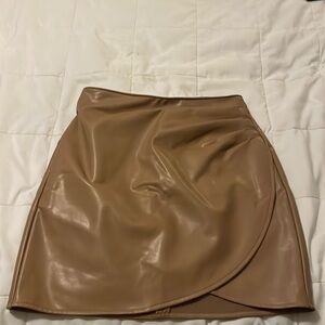 Abercrombie fitch leather skirt